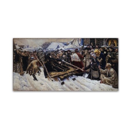 Vasily Surikov 'Boyarina Morozova' Canvas Art,12x24
